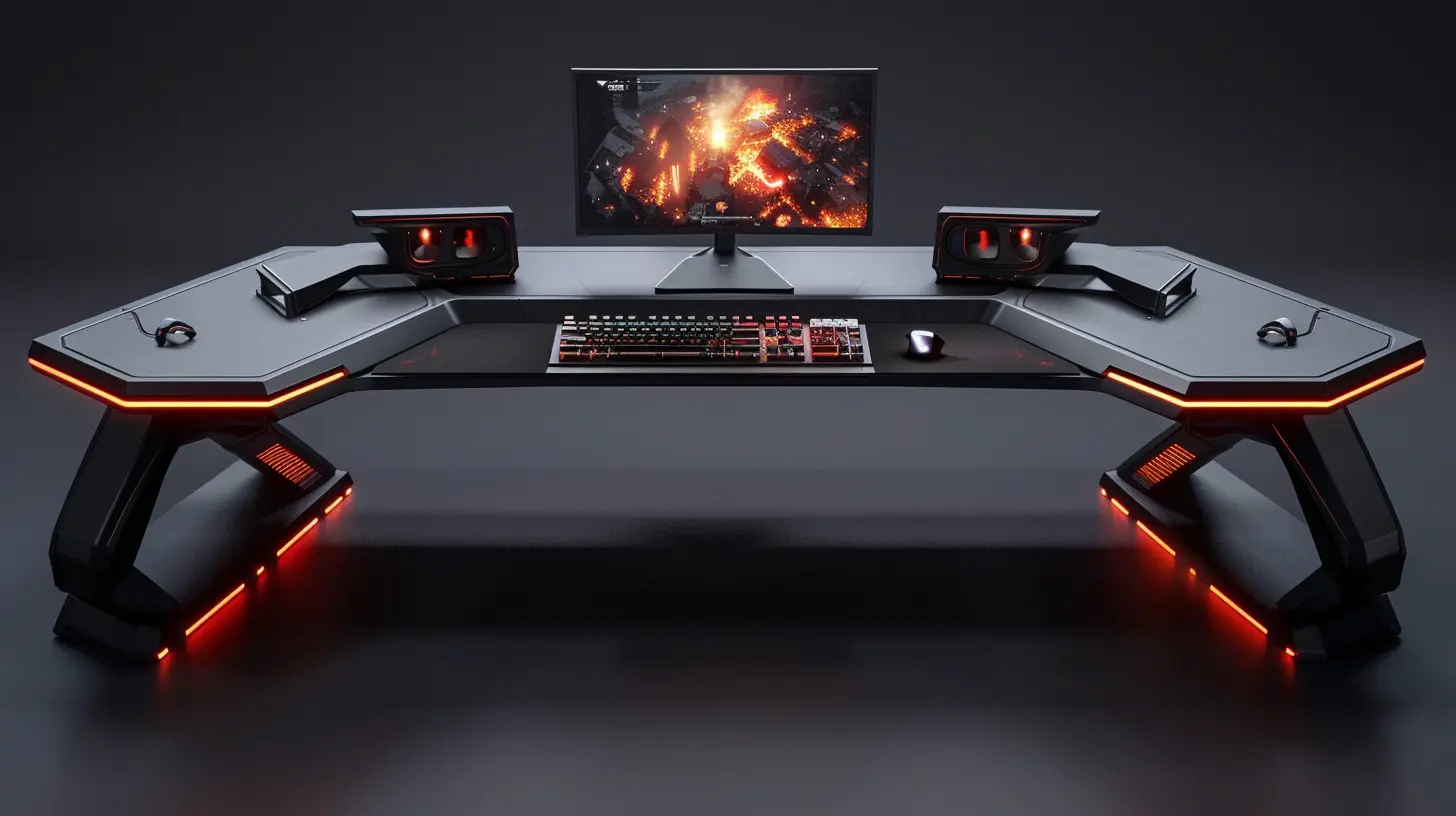 Benefits of Using a Gaming Desk with Built-In Monitor Stands