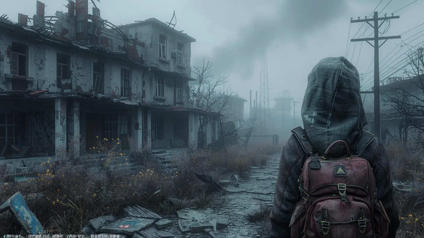 Exploring Post-Apocalyptic Worlds in Virtual Reality