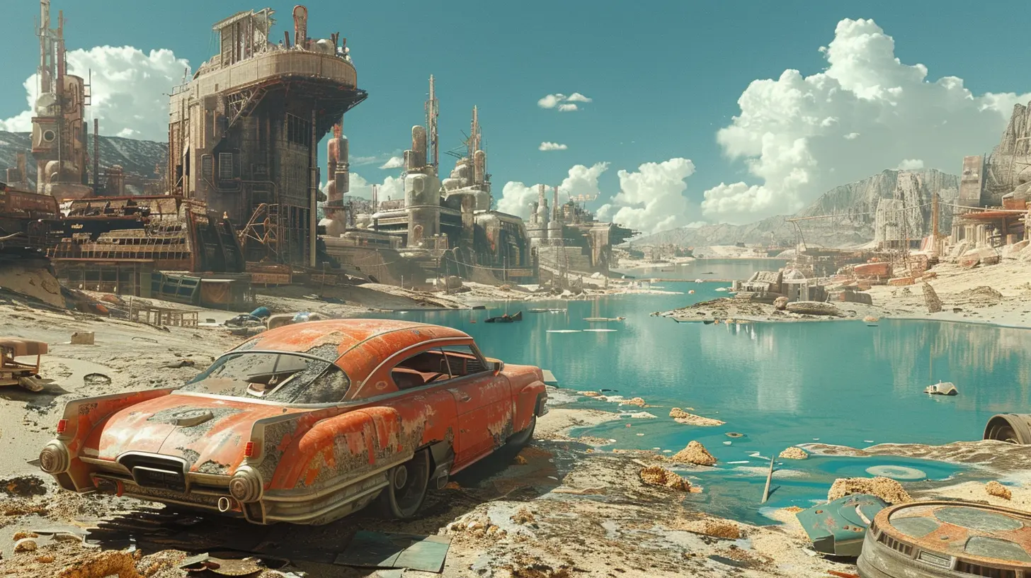 Exploring Post-Apocalyptic Worlds in Virtual Reality