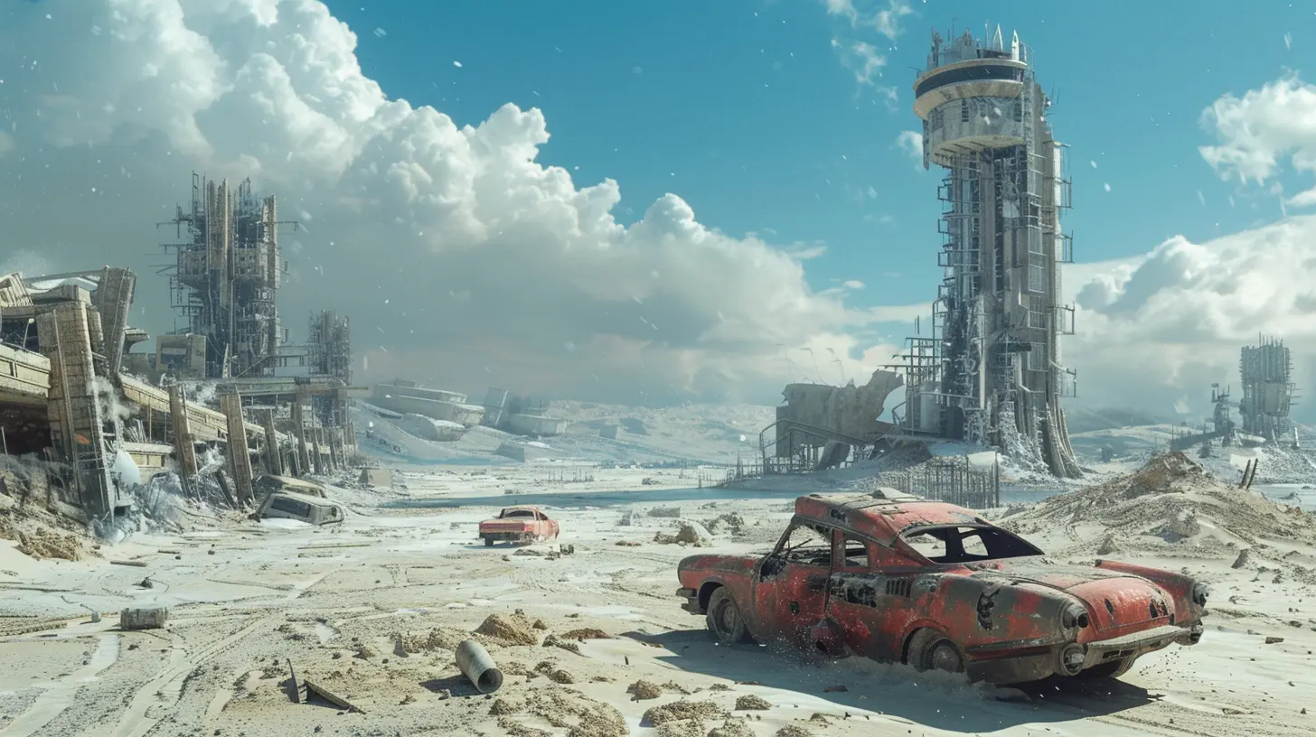 Exploring Post-Apocalyptic Worlds in Virtual Reality
