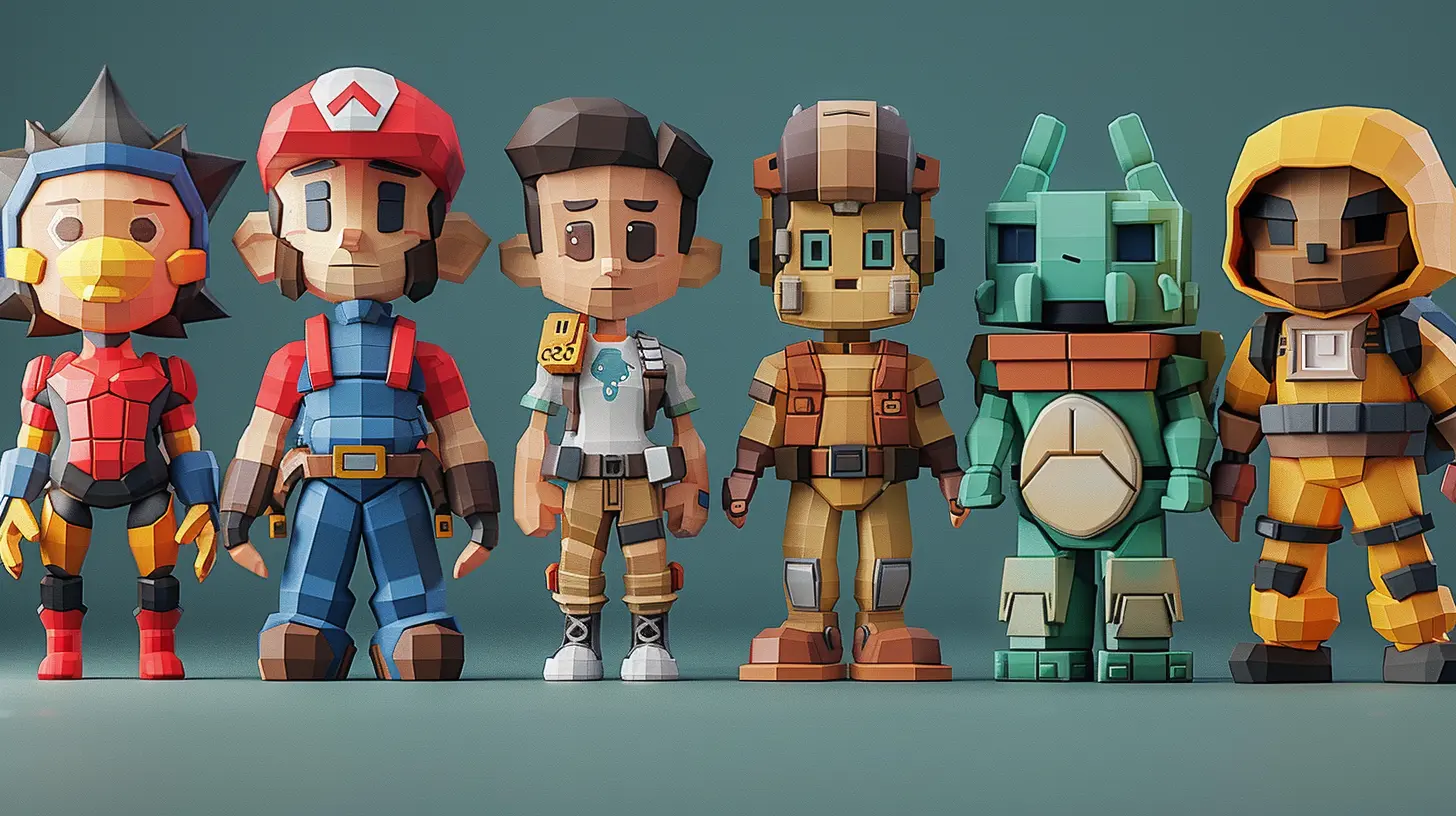 From Pixels to Polygons: The Growth of 3D Game Characters
