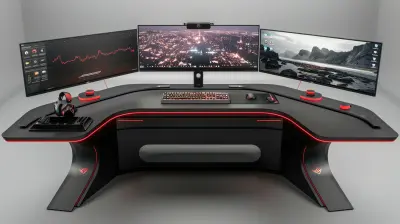 Benefits of Using a Gaming Desk with Built-In Monitor Stands