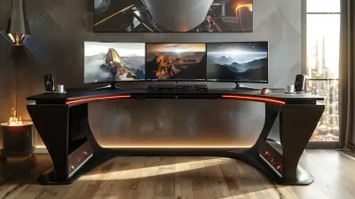 Benefits of Using a Gaming Desk with Built-In Monitor Stands