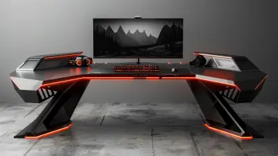 Benefits of Using a Gaming Desk with Built-In Monitor Stands