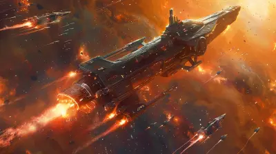 Tracing the Origins of Space Combat Games