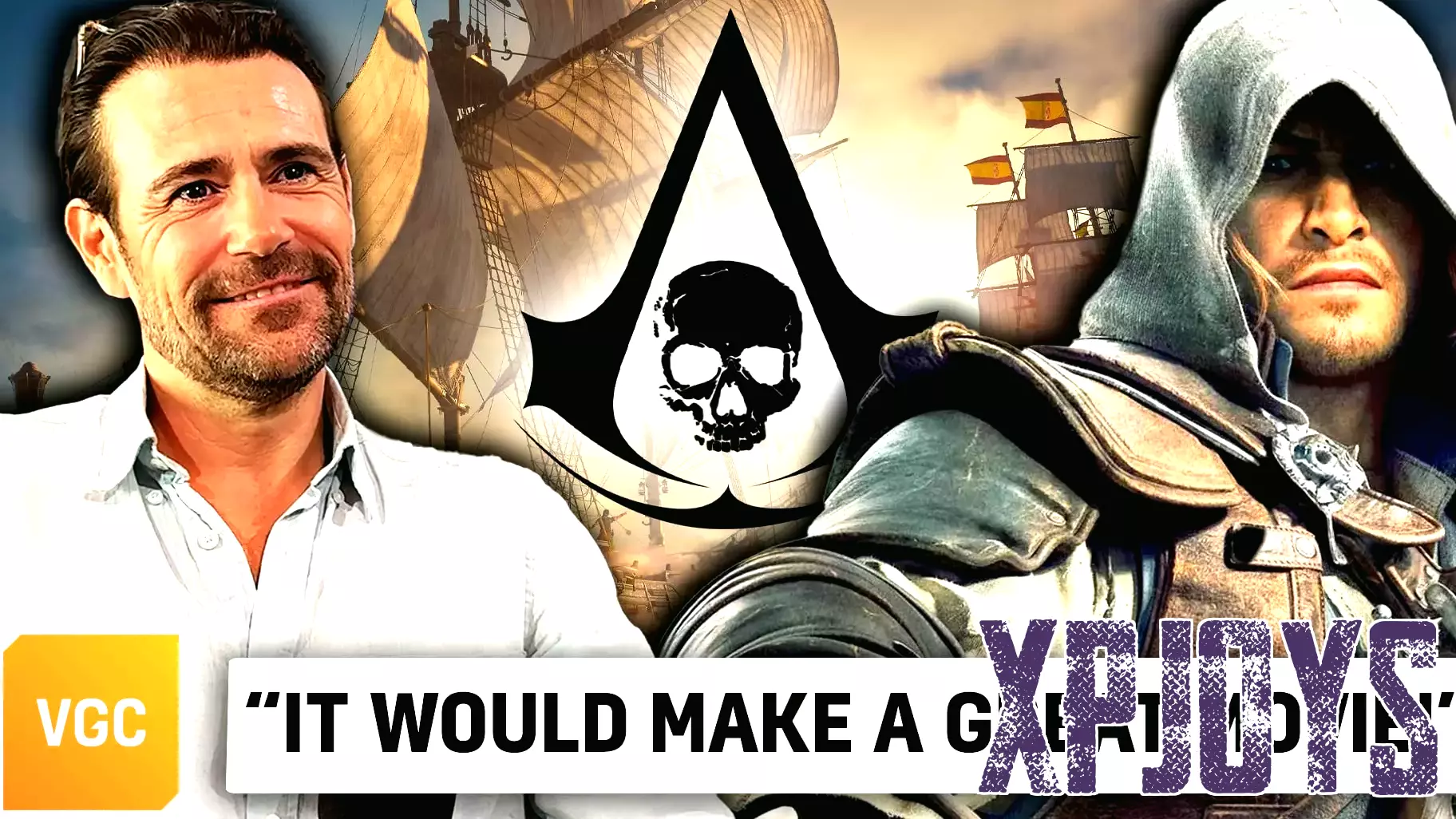 Edward Kenway actor Matt Ryan talks Assassin’s Creed Black Flag Resynced