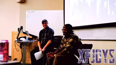 GTA V voice actor Shawn Fonteno visits campus, surprises class