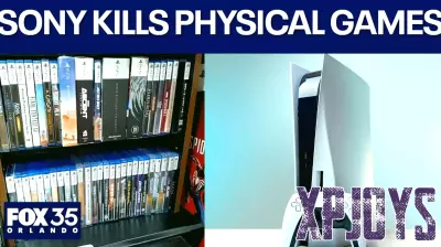 Sony PlayStation kills physical disc games forever